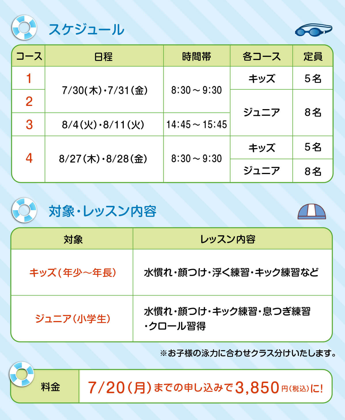 スケジュール