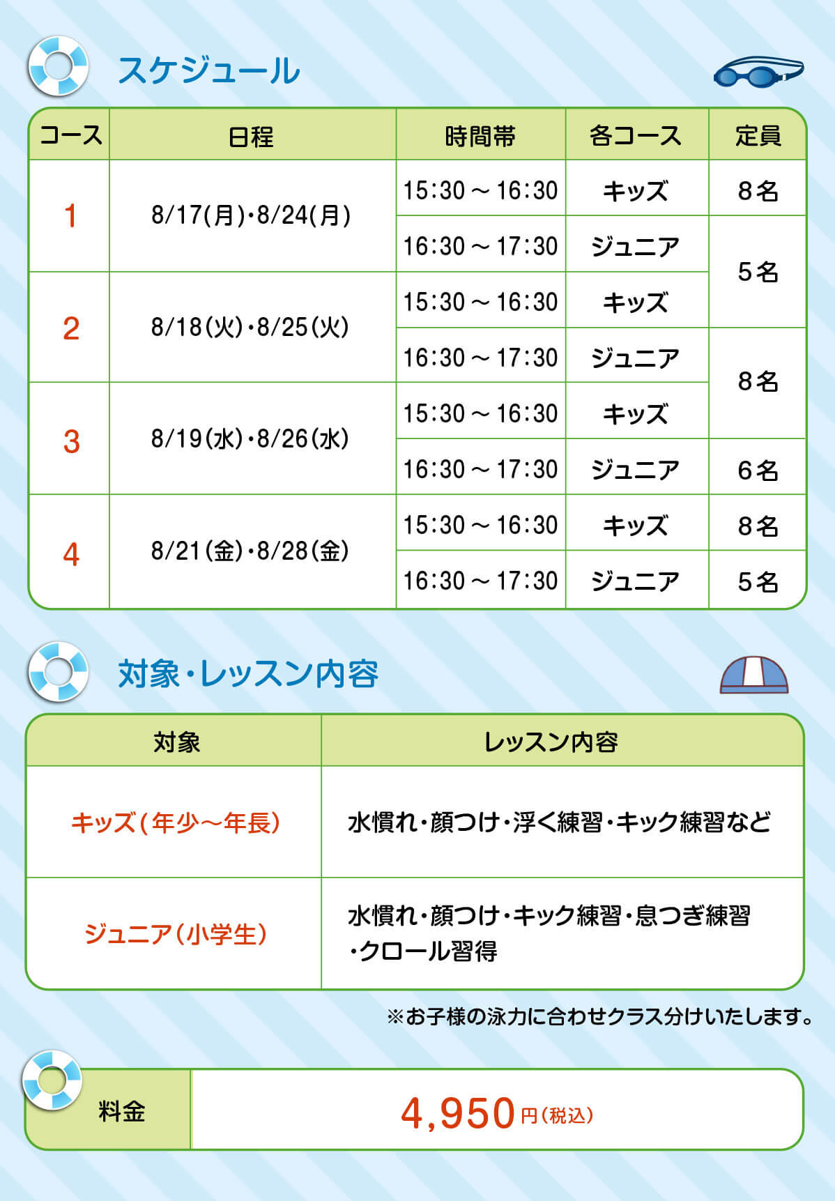 スケジュール